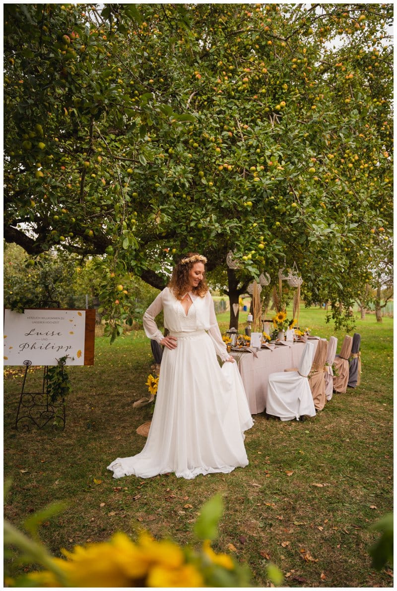 Heiraten im Garten bei Ulm