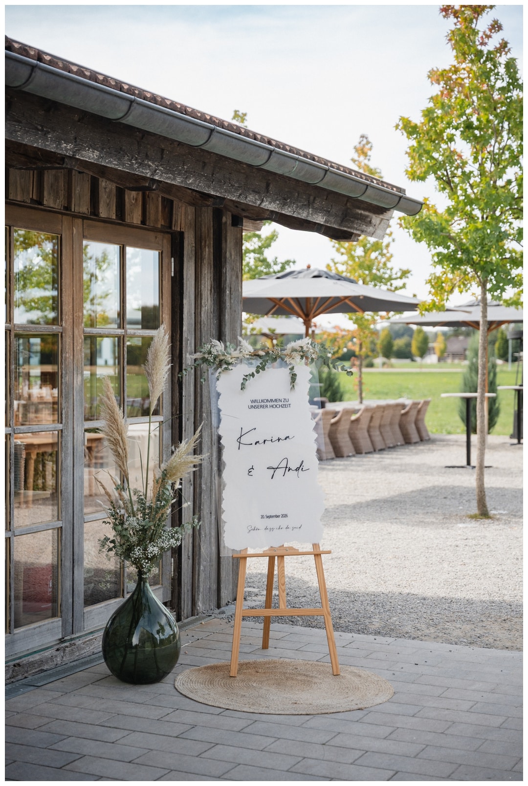 Außenansicht Lenderstuben Hochzeitsfotograf Ulm