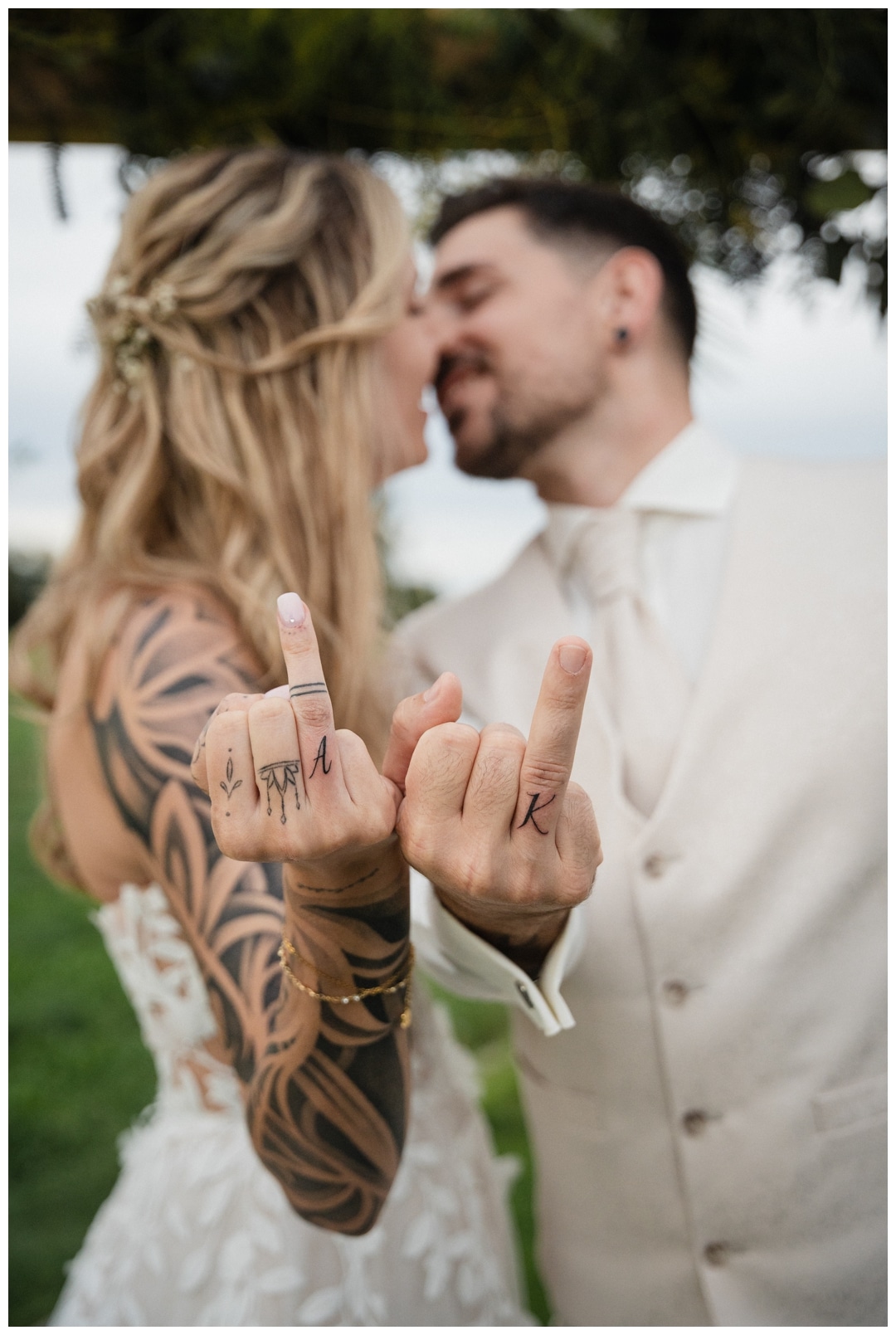 Tattoo auf der Hochzeit Lenderstuben Carlos Cruso