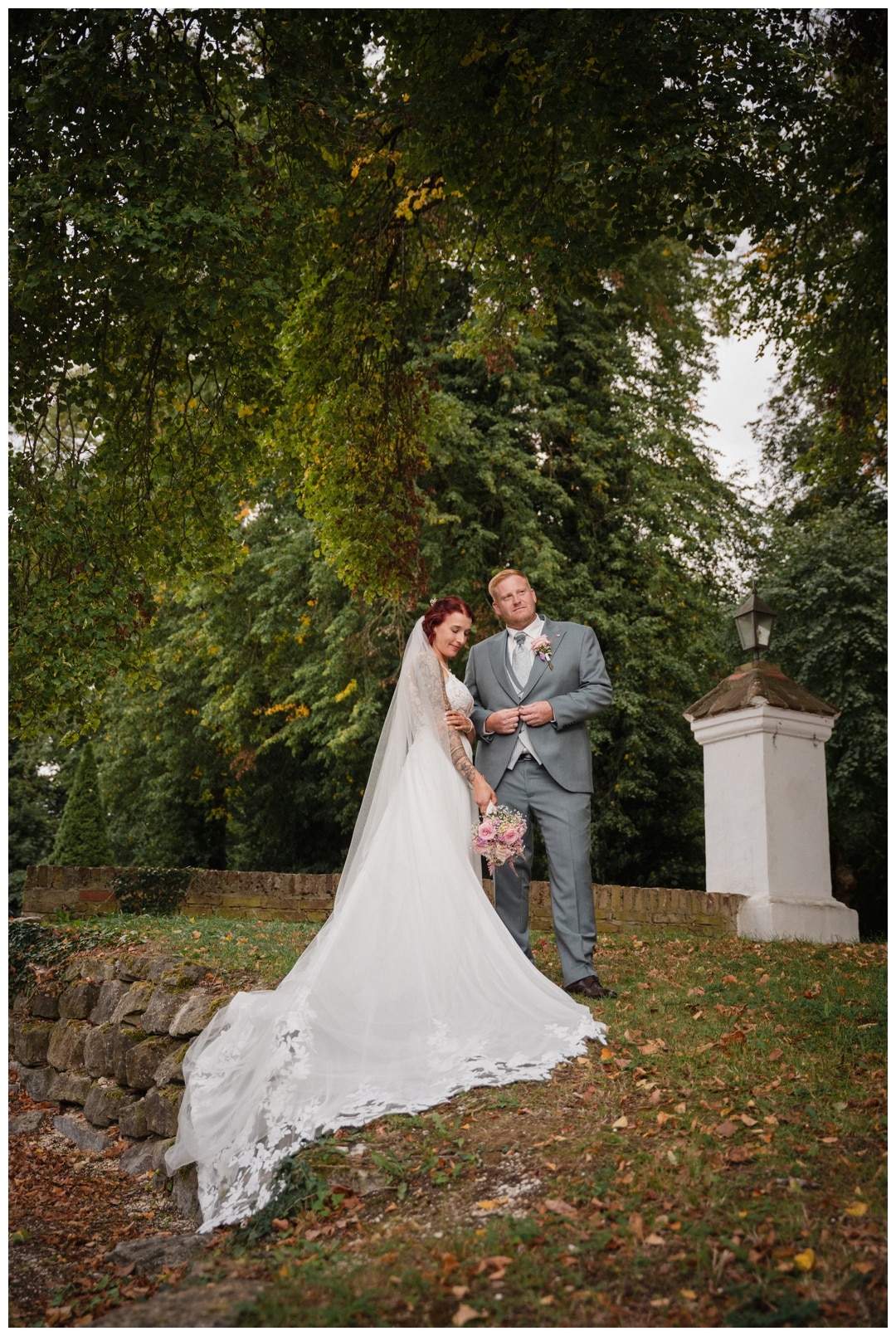 Ein Weitwinkelfoto professionell bei einer Hochzeit. Hochzeitsfotograf Ulm